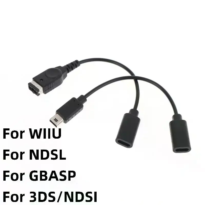 1/3Pcs Type C Game Console Conversion Cable For NDSI GBASP/ WIIU 3DSL NDSL Power Line USB C Charger Cable Cord Wire