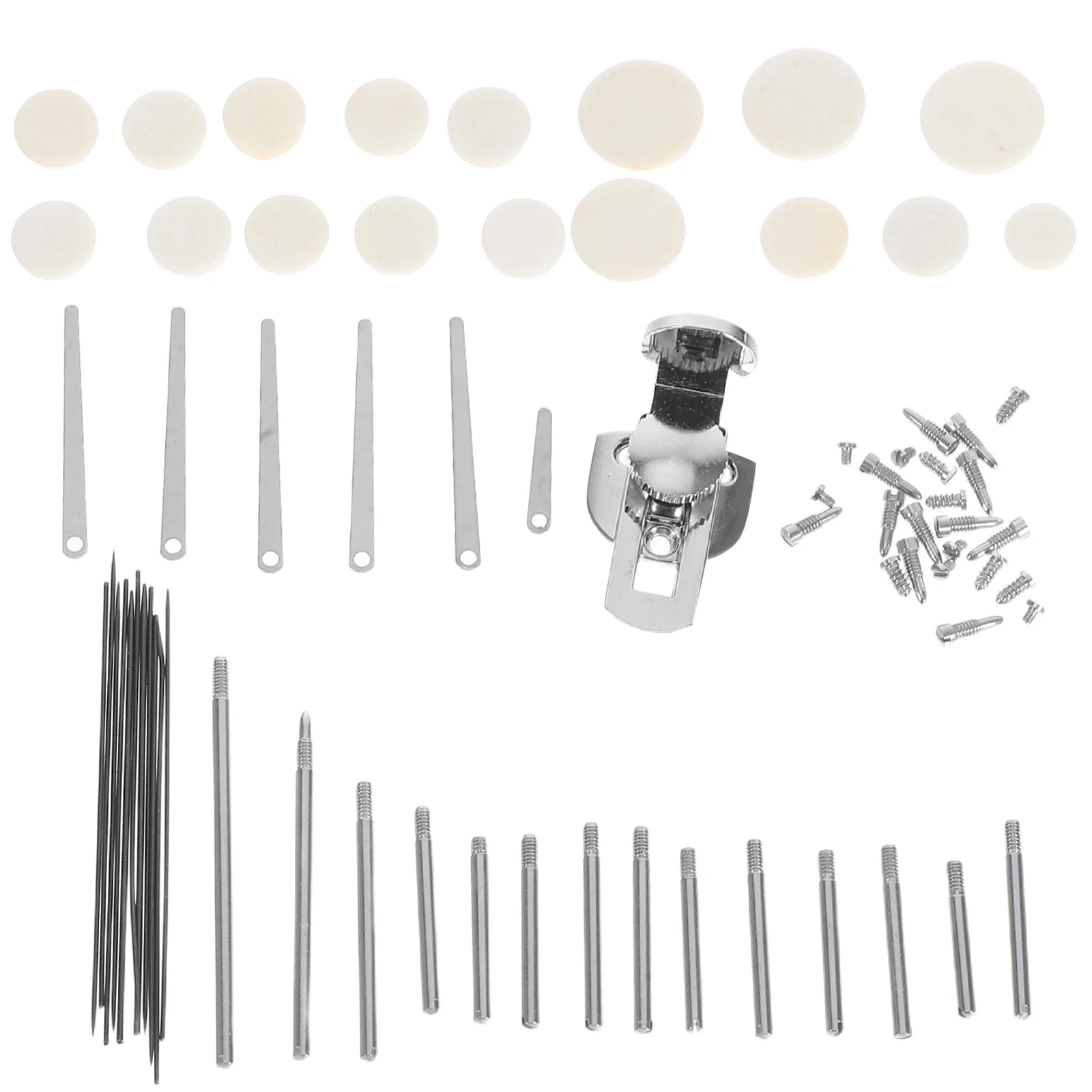 

1 set Clarinet Repair Parts Set Replacement Screws Pads Springs Thumb Rest Maintenance Kit for All Models Tools Wind
