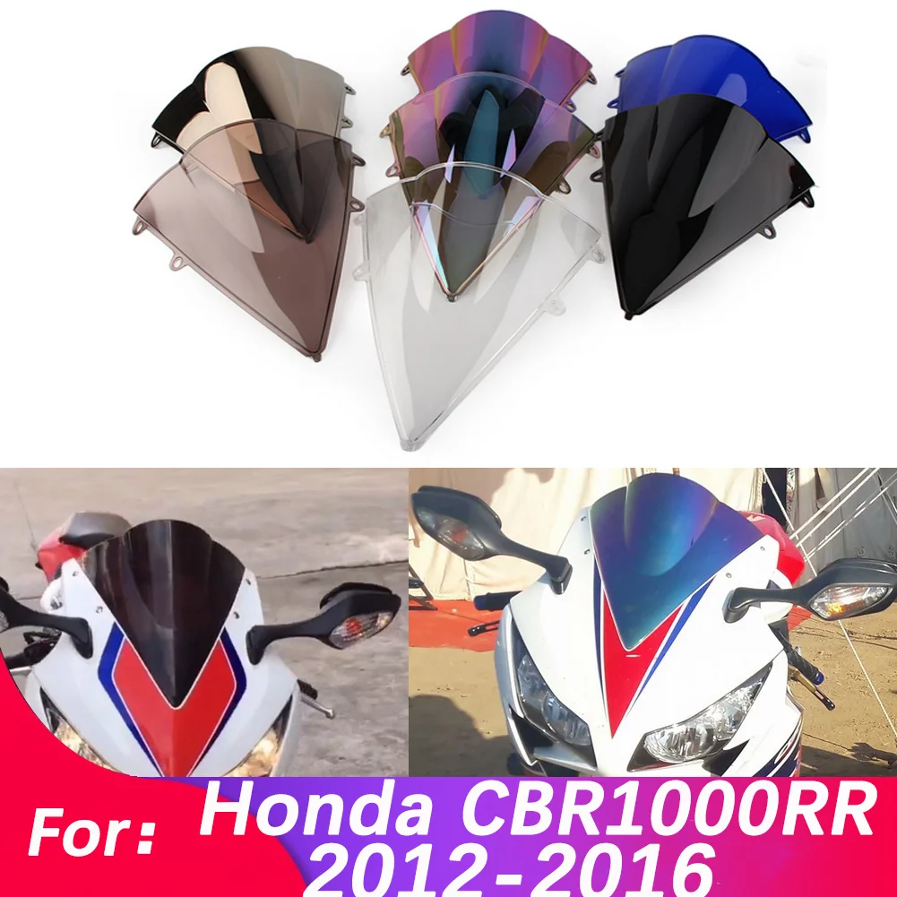 Windshield For Honda CBR1000RR CBR 1000 RR 1000RR 2012-2016 Double Bubble WindScreen Motorcycle Accessories Fairing Deflector