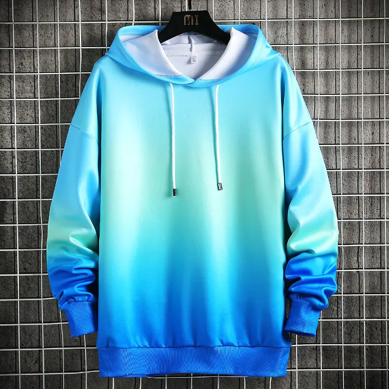 

New In Hoodies & Sweatshirts 2025 Spring Autumn Fashion Tie-Dyed Pullover Men's Clothing Youth Hip Hop High Streetwear Hoody Top