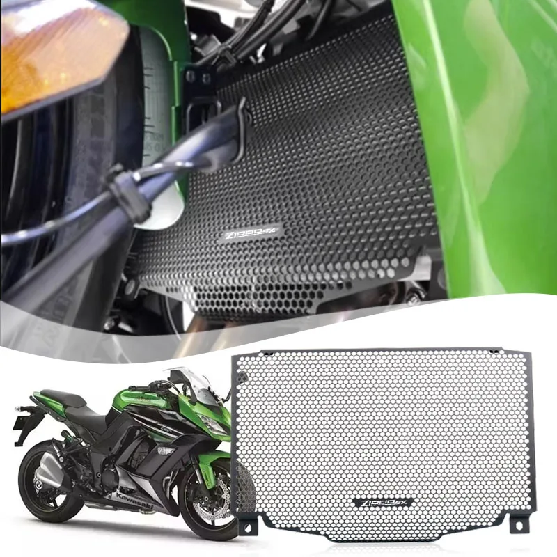 For KAWASAKI NINJA1000SX Z1000SX NINJA 1000SX Z1000SX Motorcycle Radiator Grille Cover Guard Stainless Steel Protection Protetor