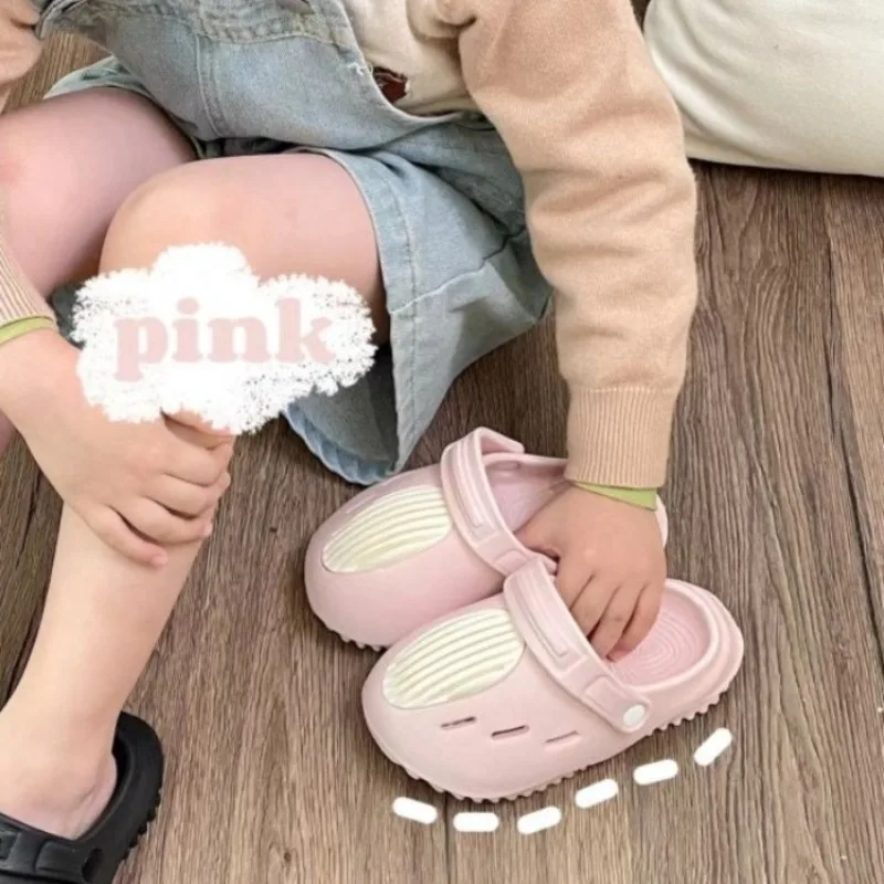 Kids' Non Slip Outdoor Clogs 2026 Summer Beach Sandals with Anti Odor EVA Waterproof Two Way Slip on For Boys Girls