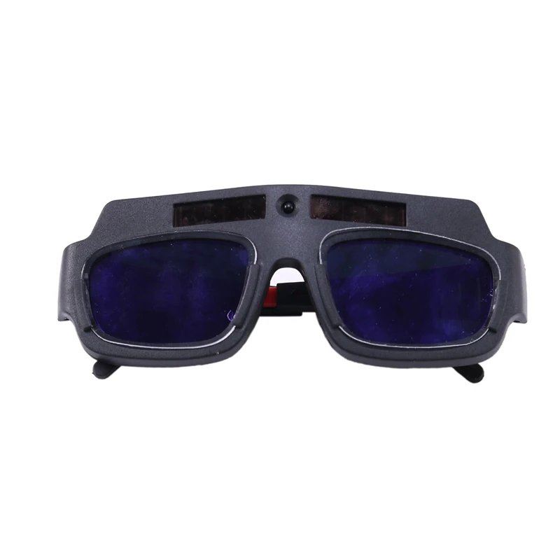 Máscara de solda com escurecimento automático a energia solar, óculos de soldador, lentes antichoque para proteção dos olhos, 1 peça