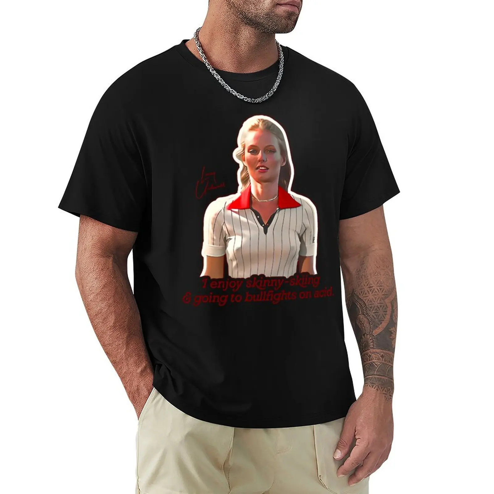 Футболка Lacey Underall Enjoys - Caddyshack, повседневная, базовая, с коротким рукавом
