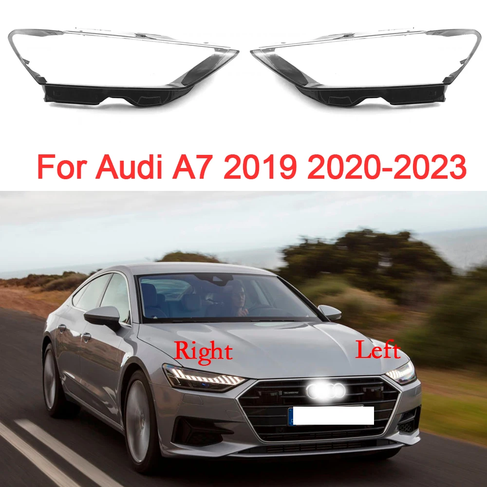 

Car Headlight Glass For Audi A7 2019 2020 2021 2022 2023 Plexiglass Lens Cover Headlamp Shell Replace original Lampshade