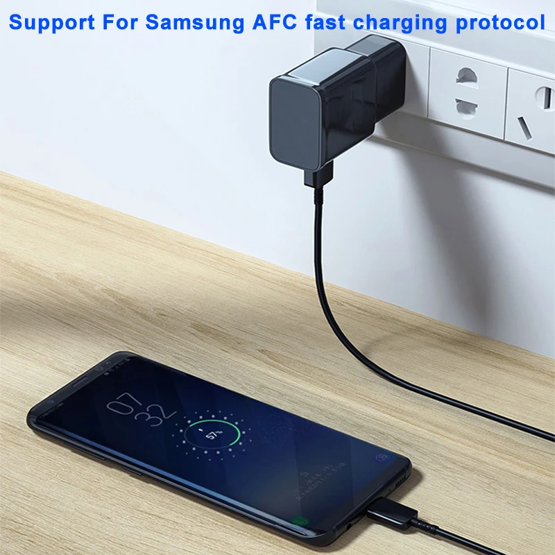 Original 15w Schnell ladekabel USB Typ C Datenleitung für Samsung Galaxy S10 plus S9 S8 Note9 Note8 A80 A70 A60 A50 A40 M14 Kabel – Detail 10
