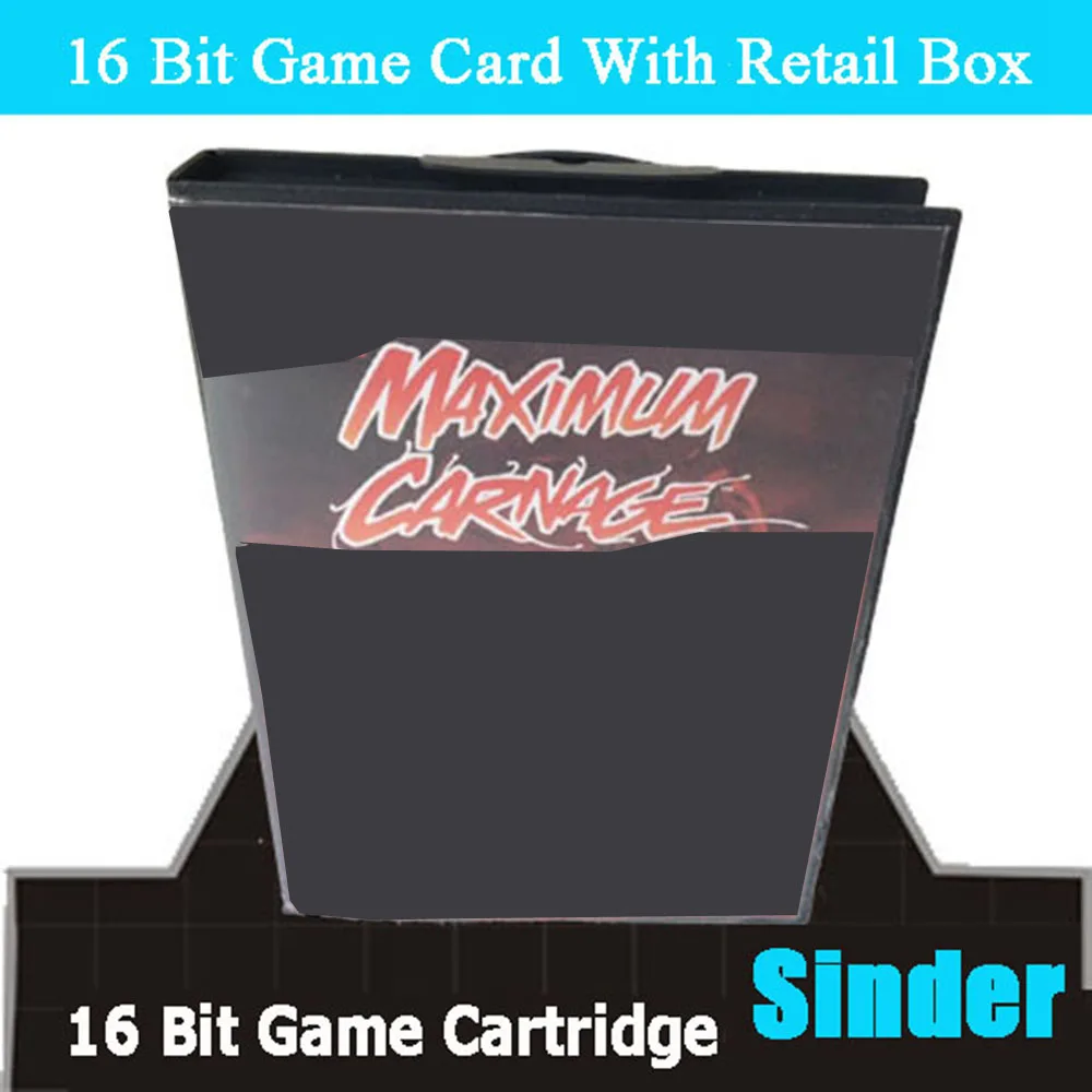 خرطوشة ألعاب Micronage 16Bit MD مع صندوق EUR لأنظمة Sega Megadrive Genesis