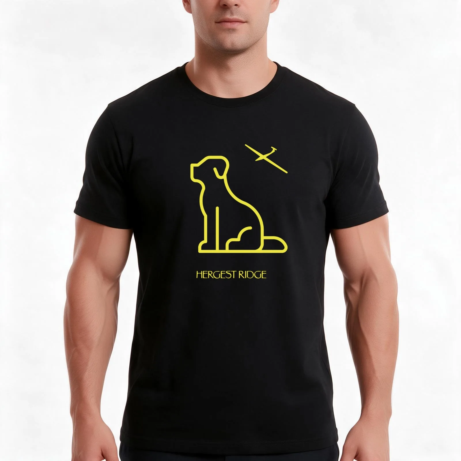 Hergest Ridge - Mike Oldfield T-Shirt, Summer Casual Cotton Tee, Oversized Streetwear Tops, Vintage Graphic Print, 100% Cotton