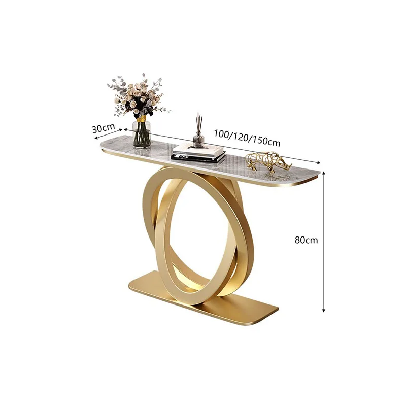 Luxury Trendy Console Table Curved Unique Beauty Elegant Console Table Nordic Design Console Meuble Living Room Furniture view 2