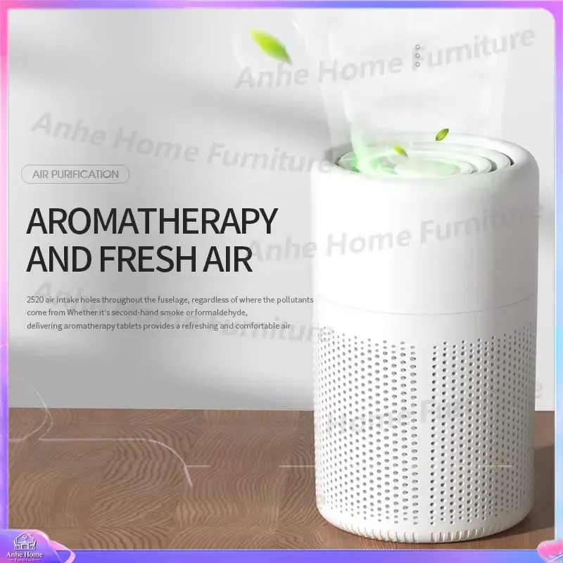 H13 Air Purifier for Home Pets Kids Allergies Dust Smoke Odor Removal Ultra Quiet Sleep Mode Portable Desktop Cleaner