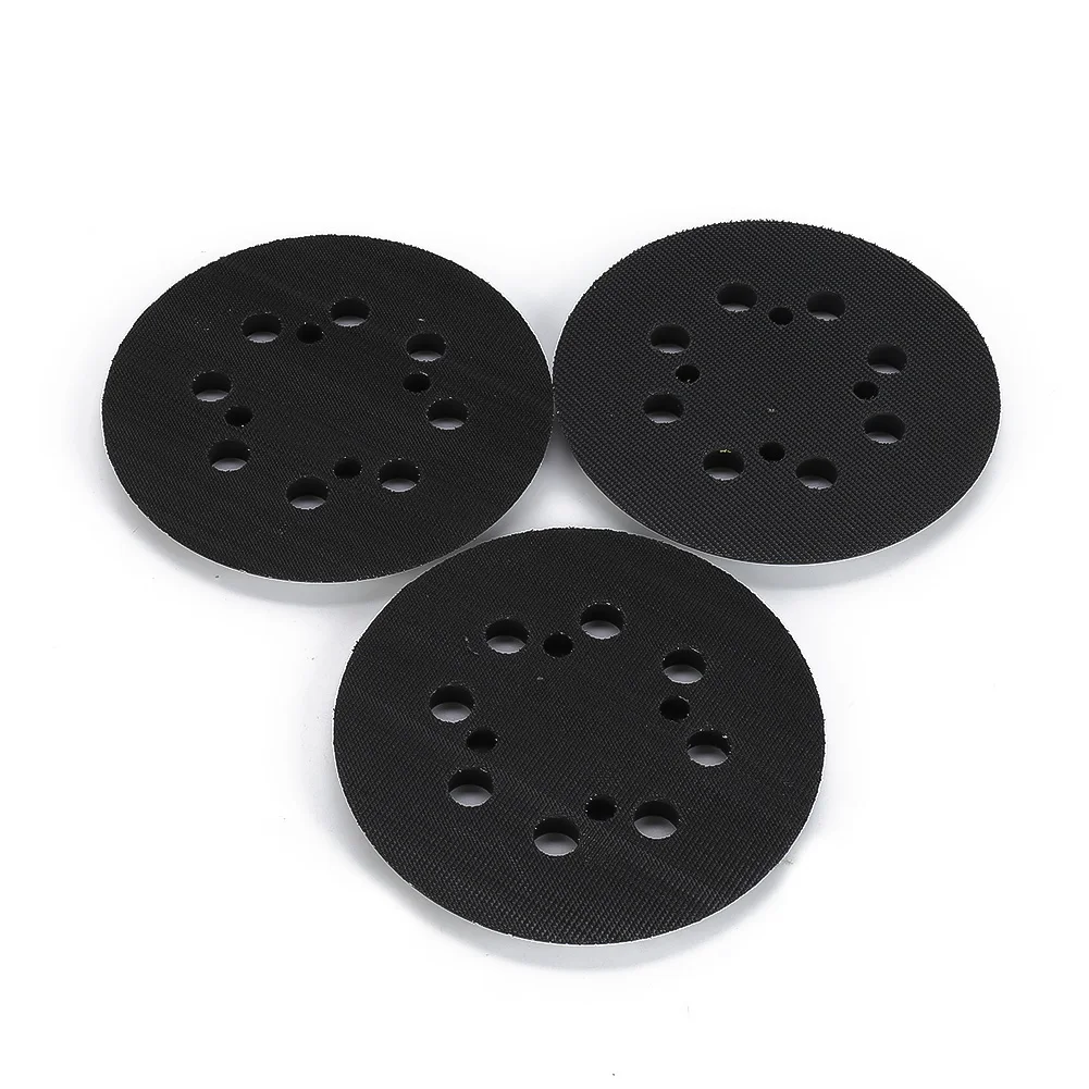 

125mm 5 Inch Sander Pad 8-Holes Backing Sanding Disc Pad Hook And Loop Sanding Pads For Electric Orbital Sander Polishing