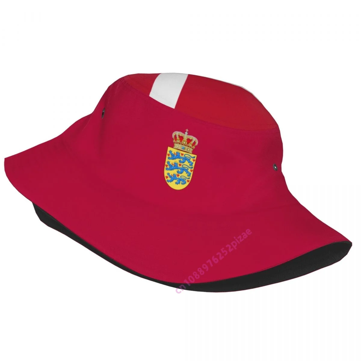 

Denmark 3D Flag Men Women Bucket Hat Outdoor Sun Protection Cap Breathable Mesh For Fisherman Camping Hiking