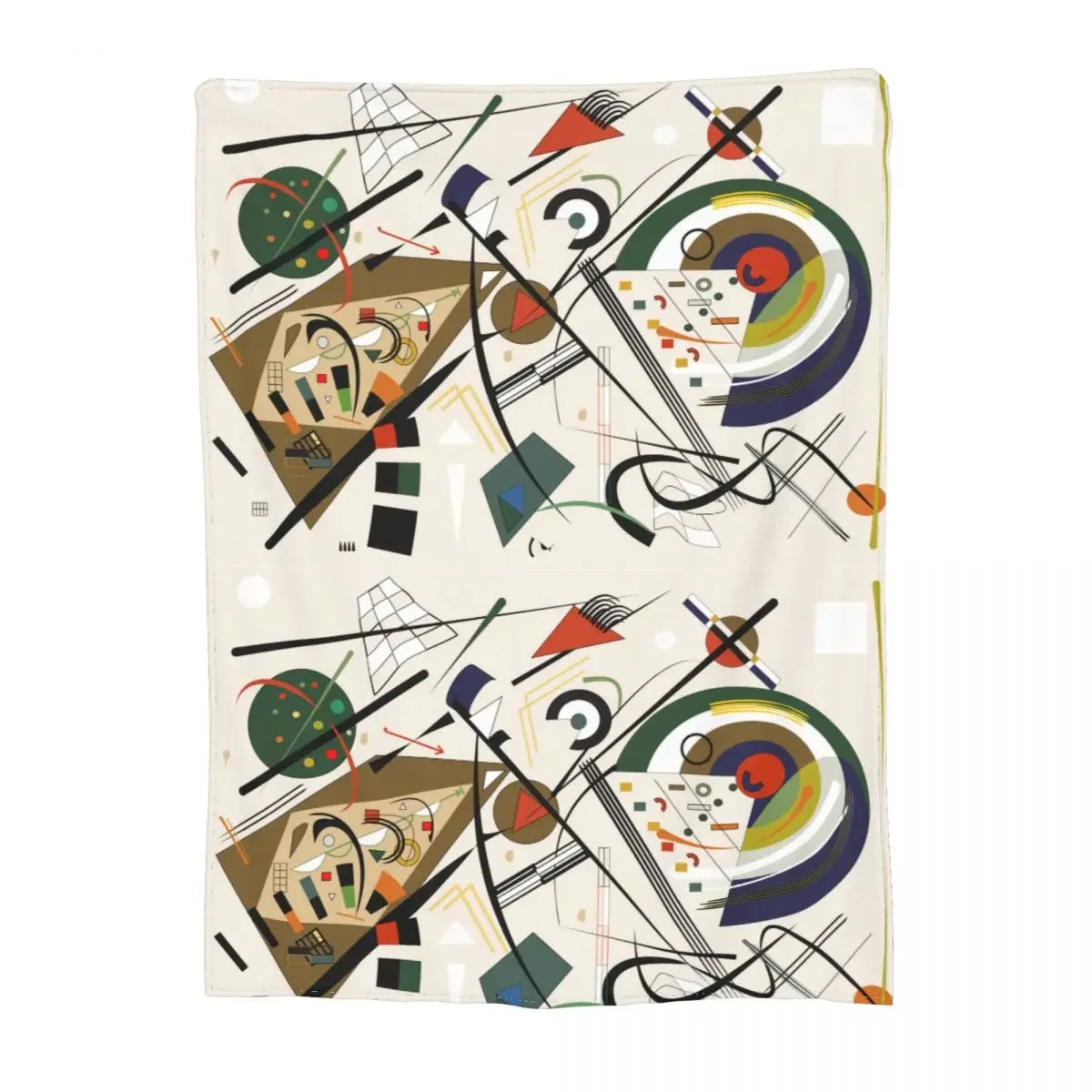 Wassily Kandinsky Art Merch Blanket Fleece Decoration Home Fancy Expressionism Throw Blankets Cozy Super Soft Bedspread