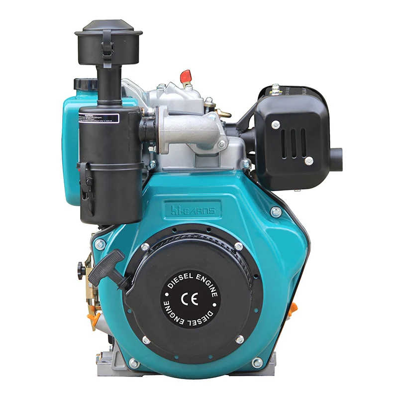 

9HP HR188FA 7KW Single Section Oil Filter Easy Operate Spline Shaft Air-Cooled Single Cylinder Motor Euro 5 Emission