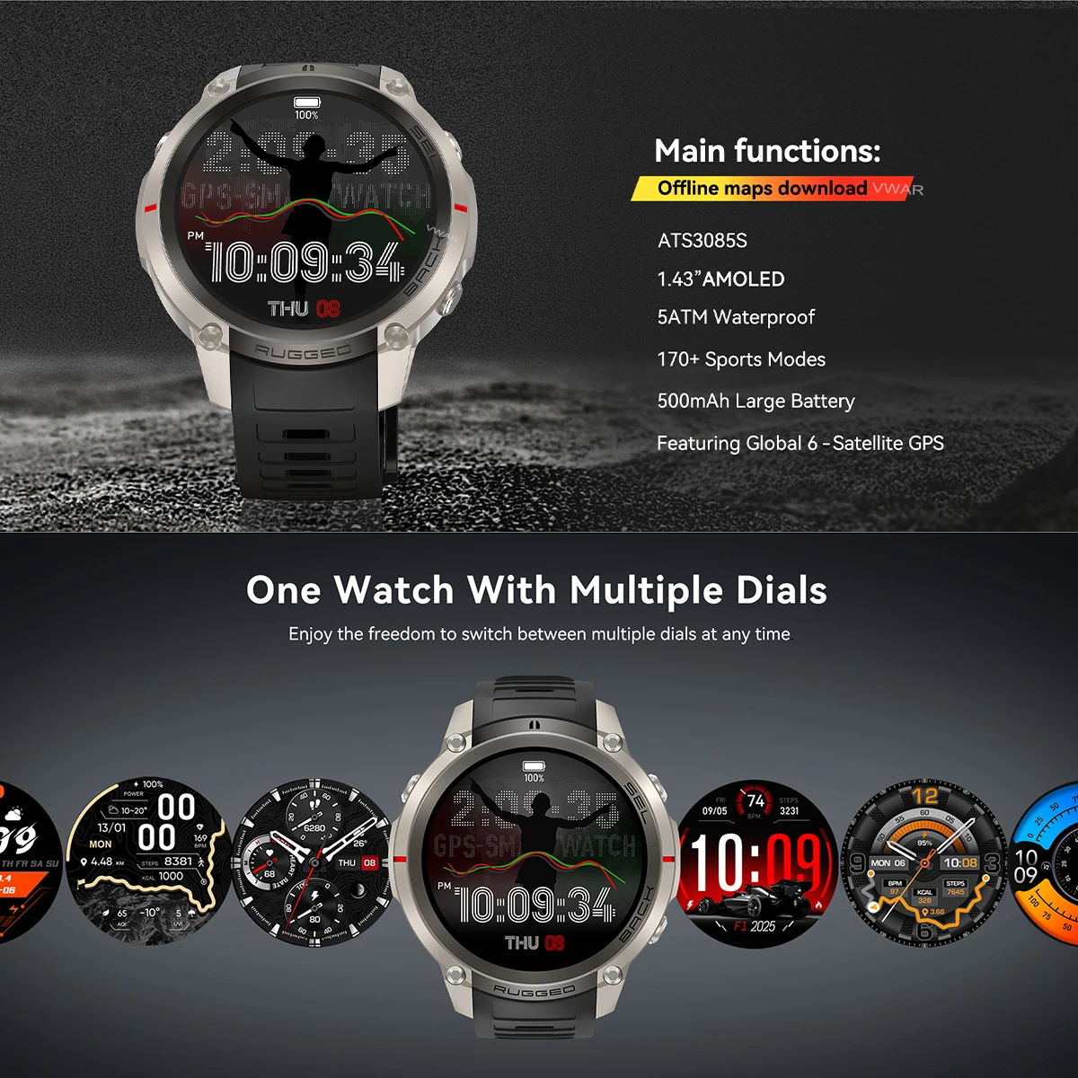 GPS Offline Map Outdoor Sports - Smartwatch Samsung Watches For Men 评论和价格