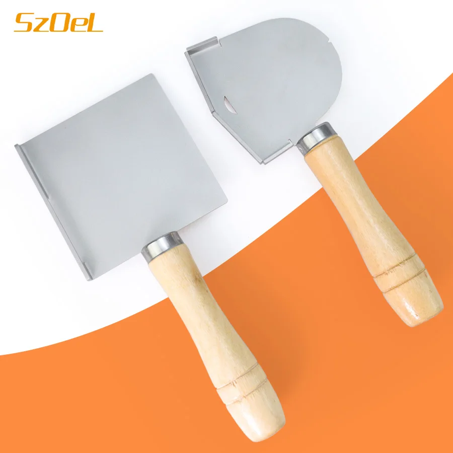 

Шпатель для стоматологической восковой обработки, шпатель из нержавеющей стали, квадратные и полукруглые инструменты для восковой эпиляции, быстрая теплопроводность