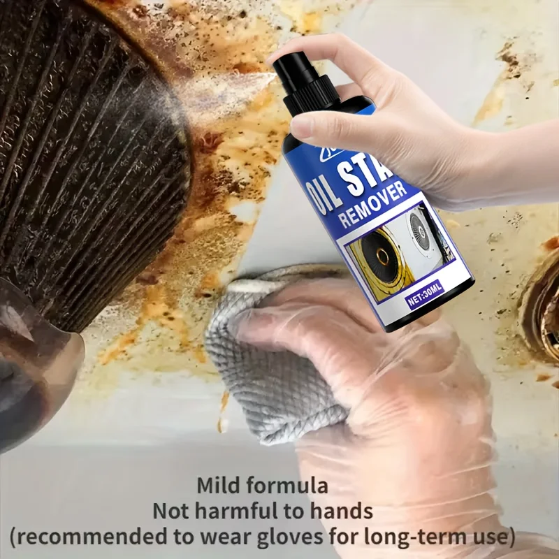 

Kitchen Spray Cleaner, Multi-Functional Oil Remover,Effective for Microwave Oven Stove Top,Includes Towel,Removes Kitchen Grease