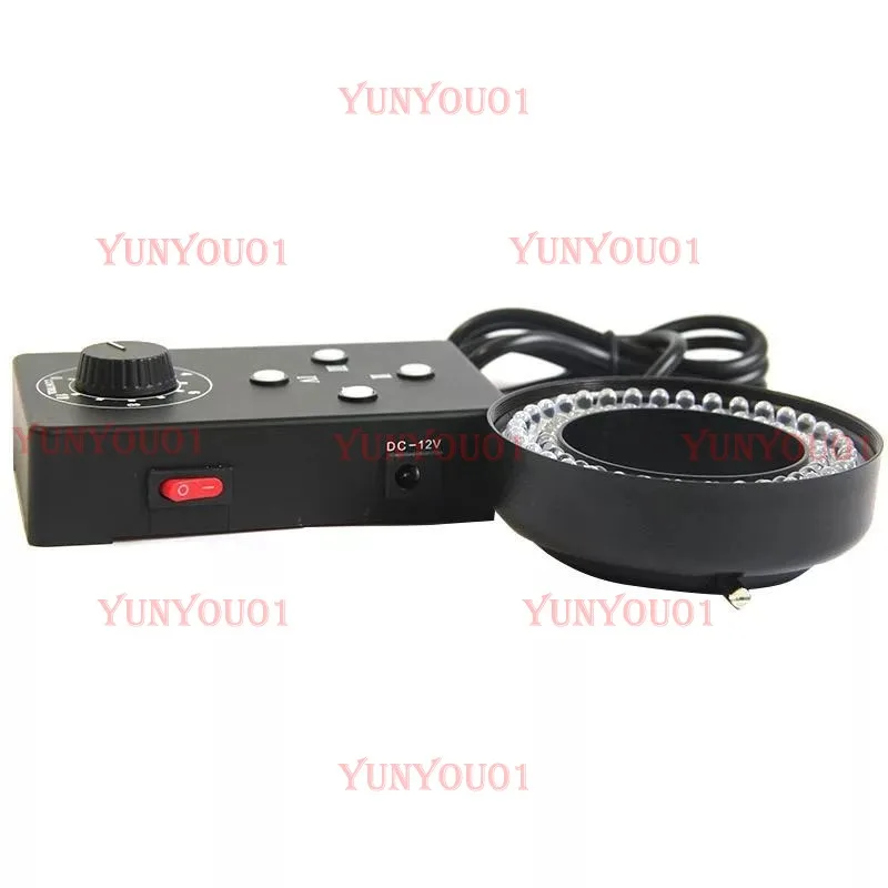 

4-Zone LED Ring Light Microscope Light High Brightness Adjustable Ring Maintenance Mirror Microphone