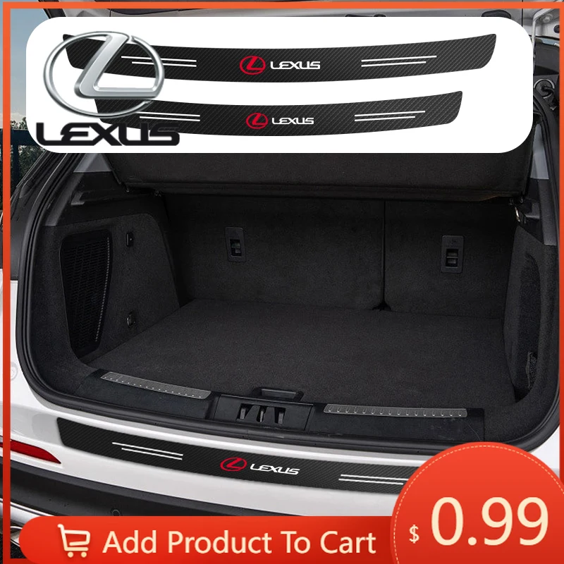 

Наклейки для интерьера автомобиля из углеродного волокна, защитная наклейка на задний бампер и багажник для Lexus F SPORT IS250 IS200 CT200h GS300 LS430 RX