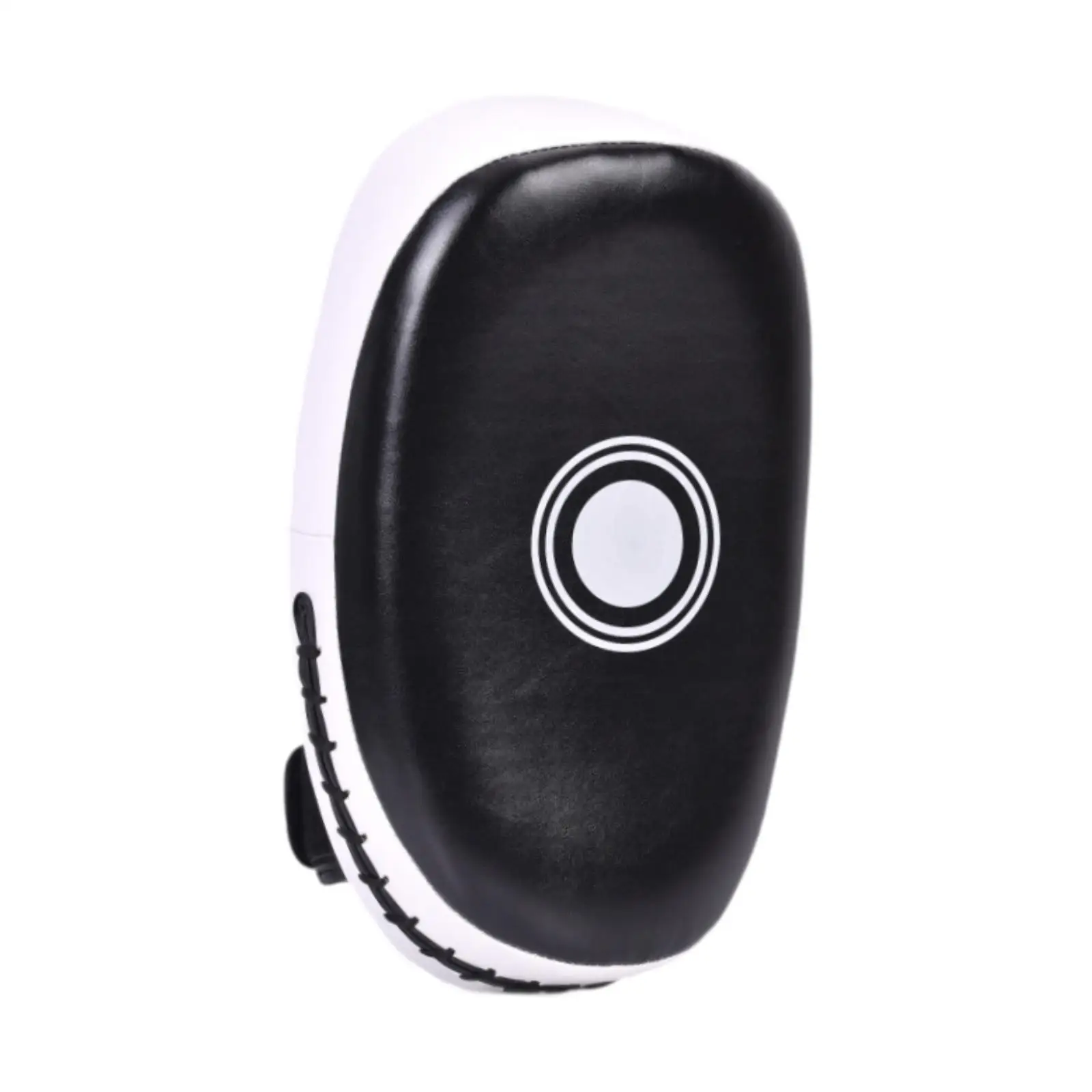 Curved Kick Pad PU Leather Sparring Pad Muay Thai Coaching Pad Foot Target for Competition Kickboxing Karate Practicing Exercise