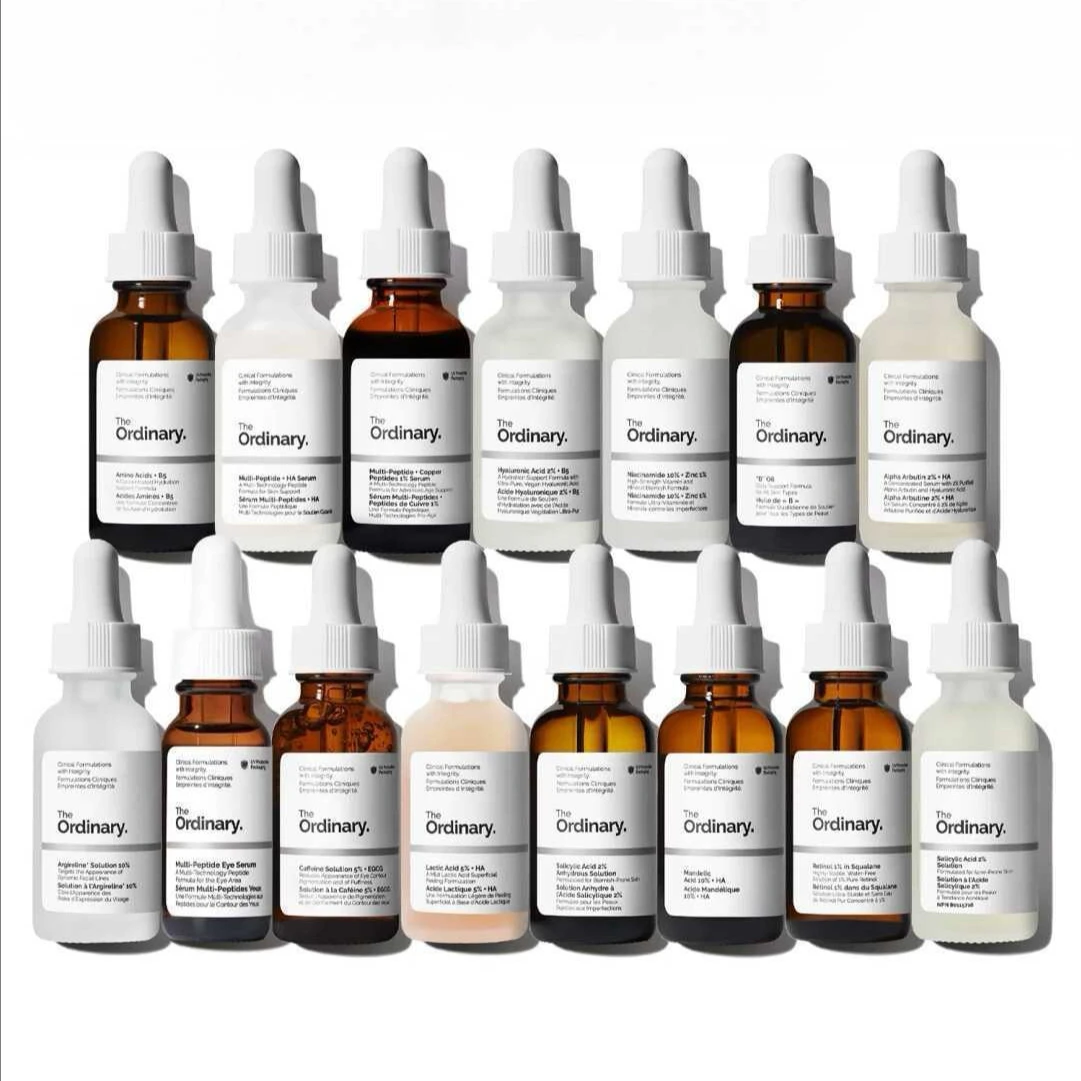 Les ensembles ordinaires de soins de la peau sérum Niacinamide sérum à l'acide hyaluronique Niacinamide 30ml produits de soins hydratants originaux pour la peau
