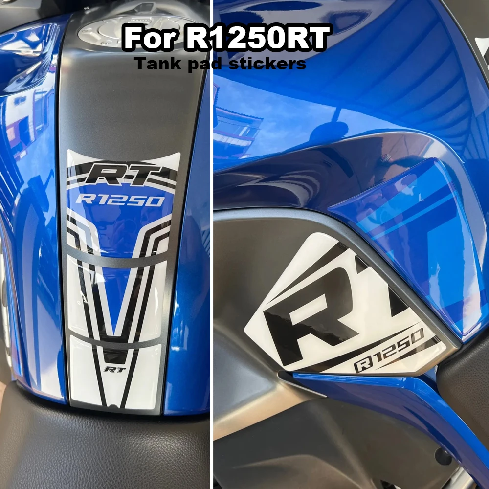 

For BMW R1250RT R 1250 RT Protector Tank Knee Pad Grips Gas Fuel Oil Stickers Decals kit Trunk case stickers 2018 2019 2020