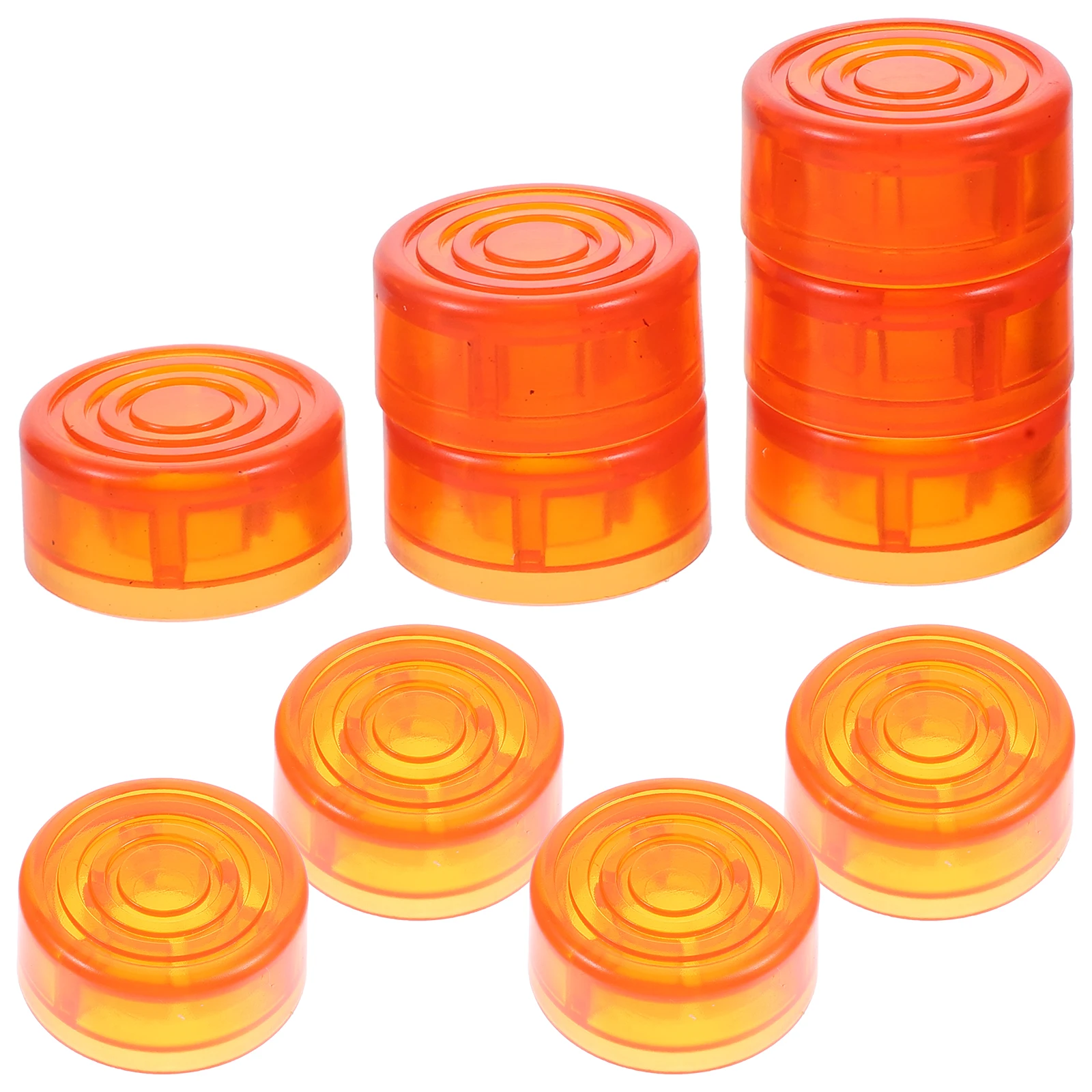 

10pcs Plastic Foot Replacement Pedal Toppers Durable Protection Caps For Guitar Effects Footswitch Guitar Parts
