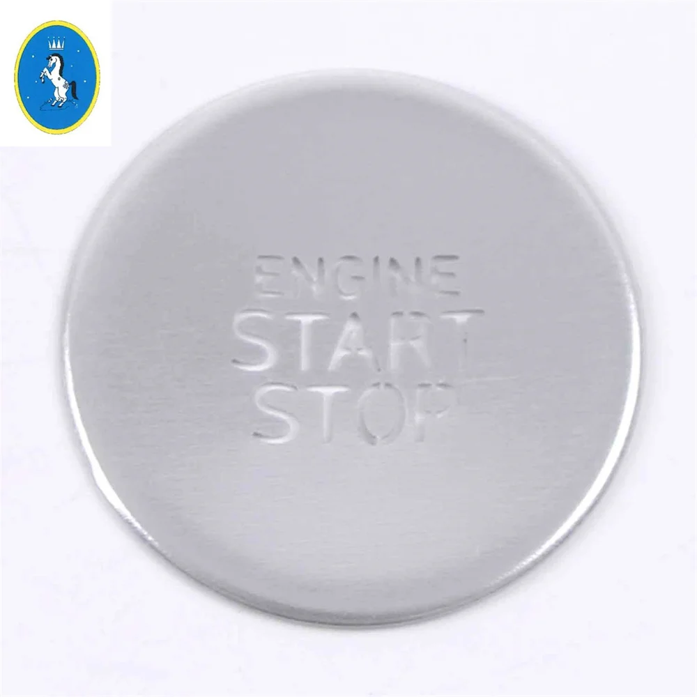

Metal Auto Start Stop Engine Ignition Push Button Accessories Cover Trim Stickers For Hyundai Tucson NX4 & Elantra 2021 - 2023