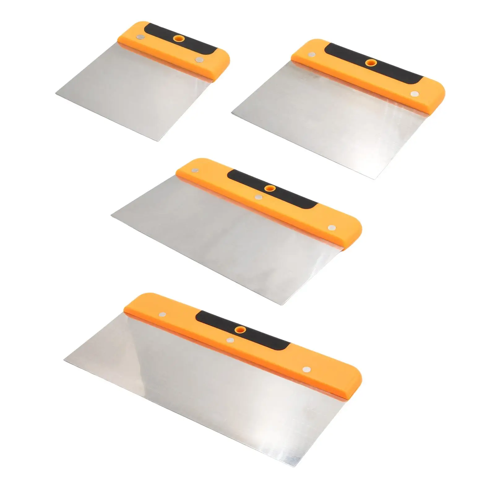 

Spat meters, stainless steel wall and color scraps, adhesive tape knives, for