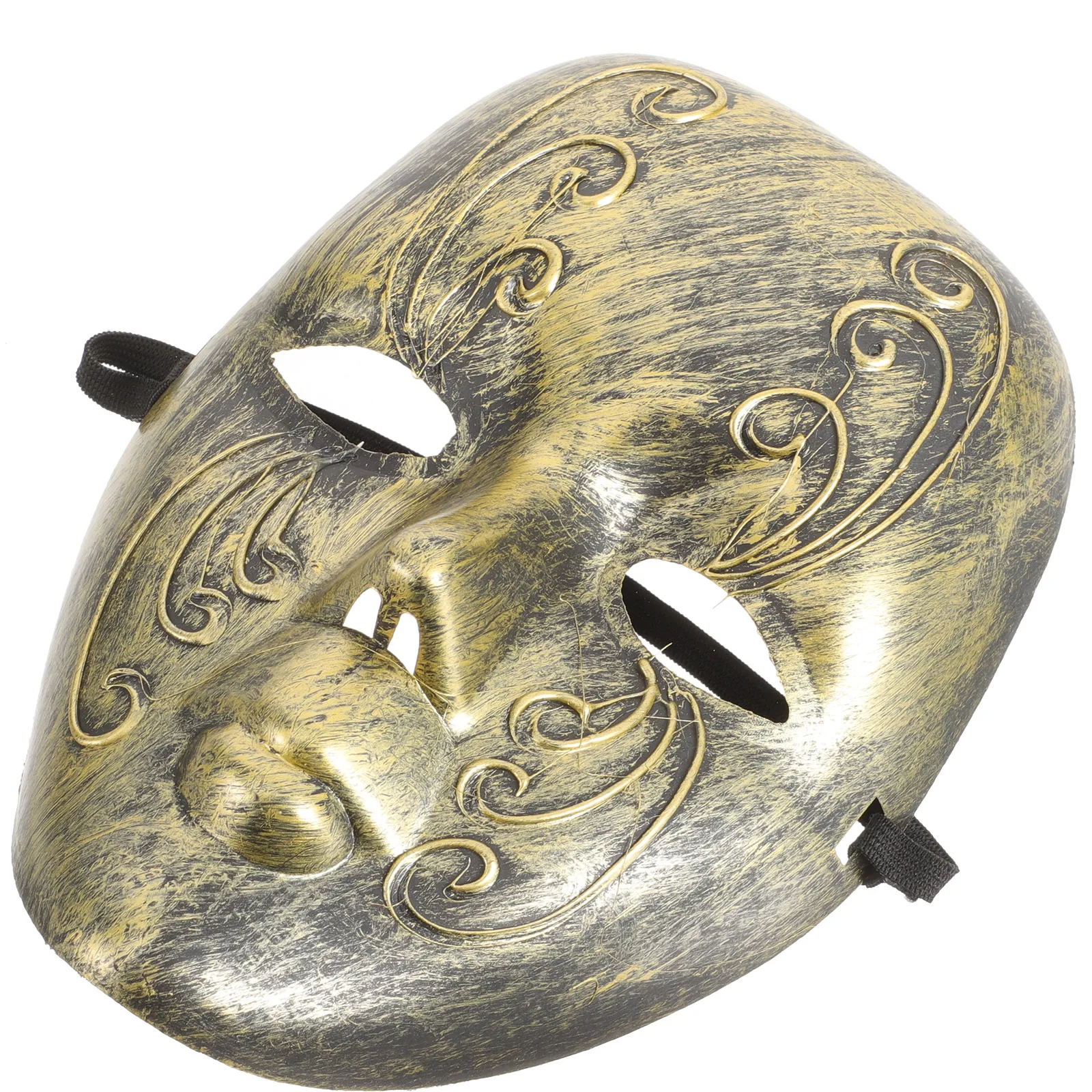 หน้ากากเวนิสแบบเต็มหน้าสไตล์วินเทจน่ากลัวหน้ากากสวมหน้ากากฮาโลวีนเครื่องแต่งกายอุปกรณ์ประกอบฉากเทศกาลปาร์ตี้คาร์นิวัลตกแต่ง