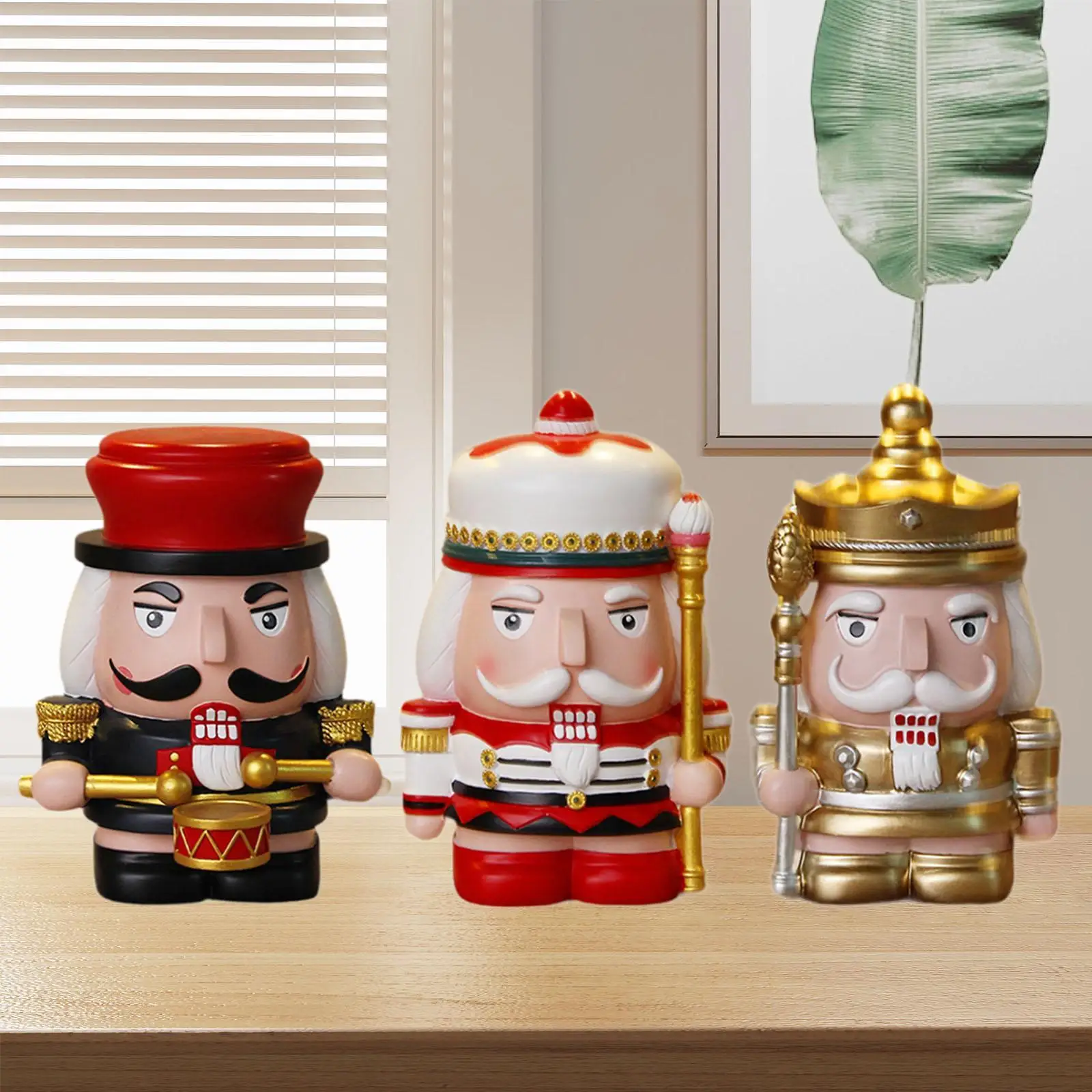 Christmas Nutcracker Money Box Tradition for Countertops Tabletop Decor