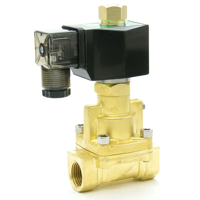 PG-20 normally open 50 brass valve 3/4in two-way high pressure solenoid electric water valve
