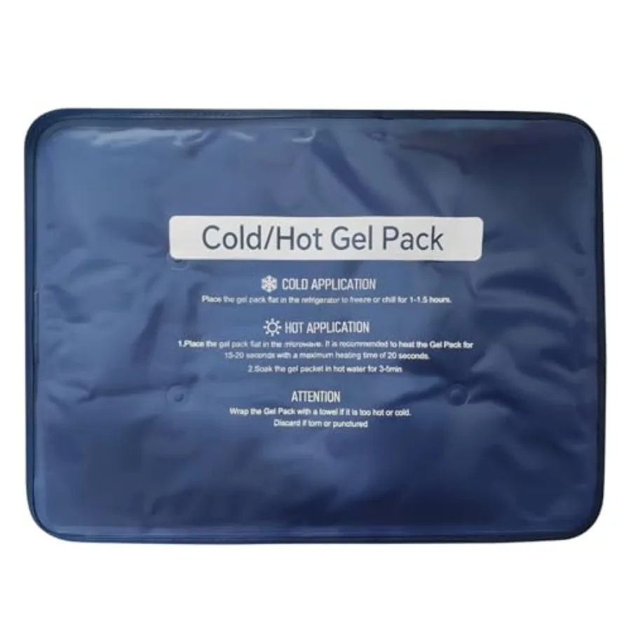 

Hot and Cold Flexible Gel Ice Packs for Injuries Large 11.8"x15.75" Pain Relief for Shoulders, Hips, Knees, Back, Muscle Strain
