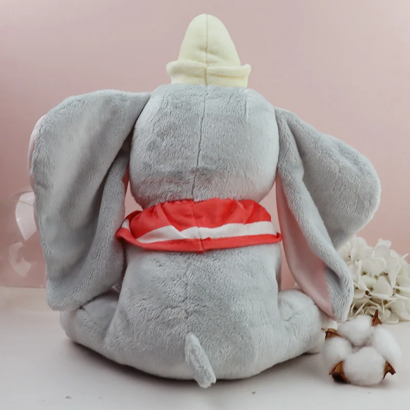 New Arrivals Dumbo Plush Toys For Adults 30cm Gray Elephant Stuffed Kawaii Sleeping Doll Birthday For Baby Girls Room Decoration - view 5