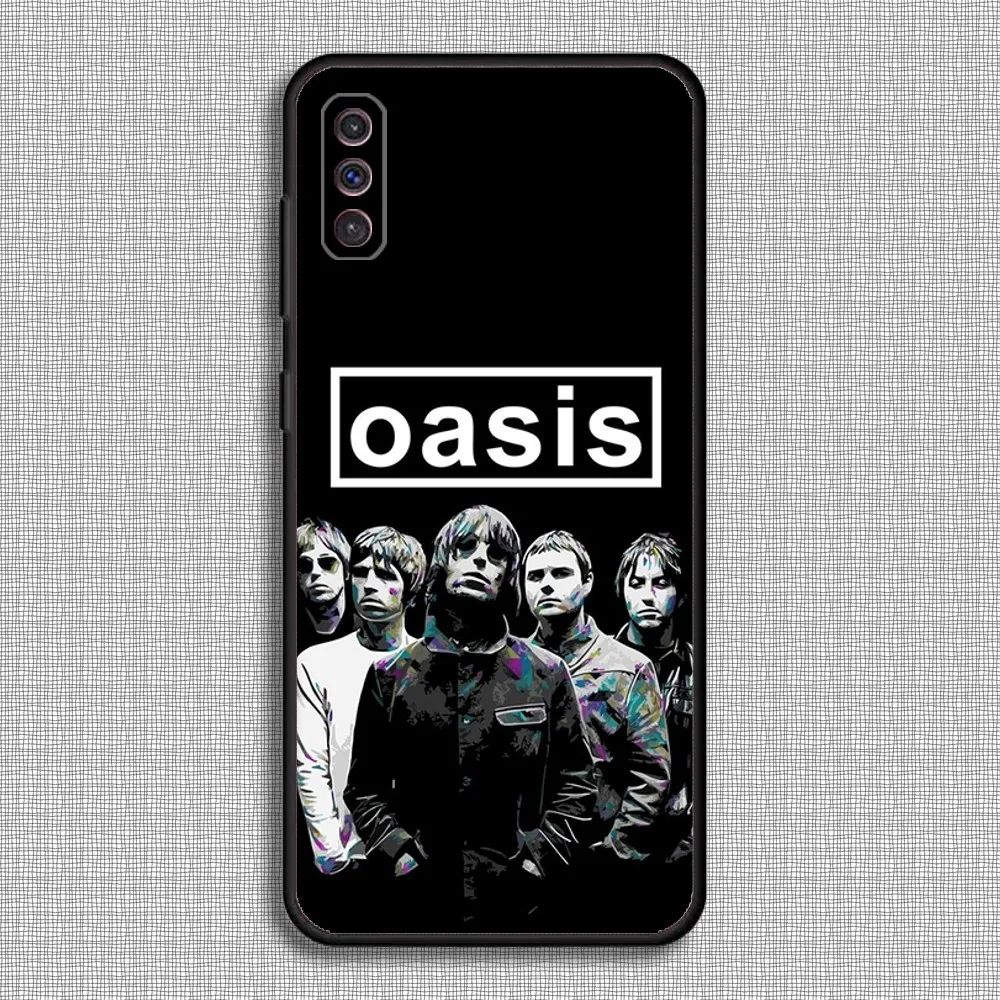 Band O-oasis Phone Case For Samsung S23,23,22,30,21,10,9,Note20 Ultra,Lite,Ultra,5G,Plus,FE,Black Soft Case