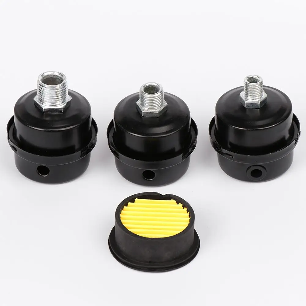 Kitchen Pump Accessories Metal Air Compressor Oil-Free Muffler Air Filter Squelch Muffler