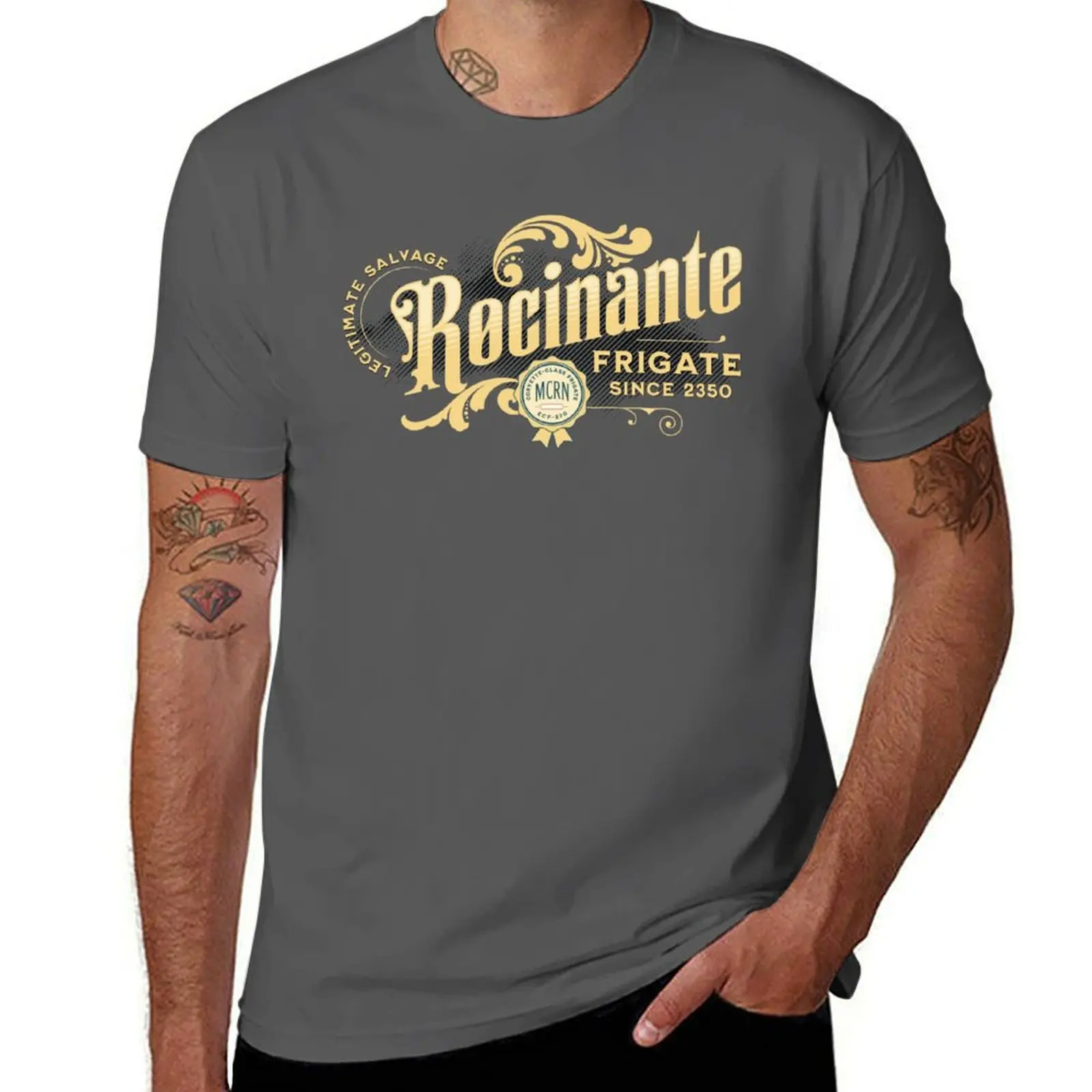 

Vintage Rocinante T-Shirt Large Size Short Sleeve T-Shirt