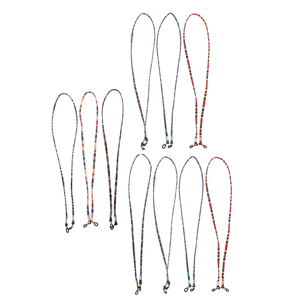 

10 Pcs Glasses Chain Polyester Cotton Hanging Rope Durable Running Walking Hiking Camping Workout Practical Gift