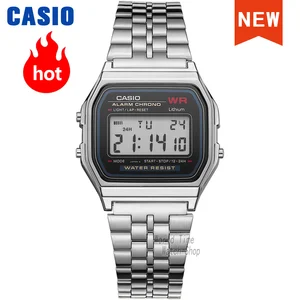 CASIO WATCH MEN GOLD WATCH TOP DIGITAL LED DIGITAL LED BRAND WATER WATER Men Military Sports Clock Pulse Clock часы Reloj Hombre Erkek Kol Saati Montre Homme Zegarek Meski A168WG-9 6 Main Sales Cassio Men's Watch - №1
