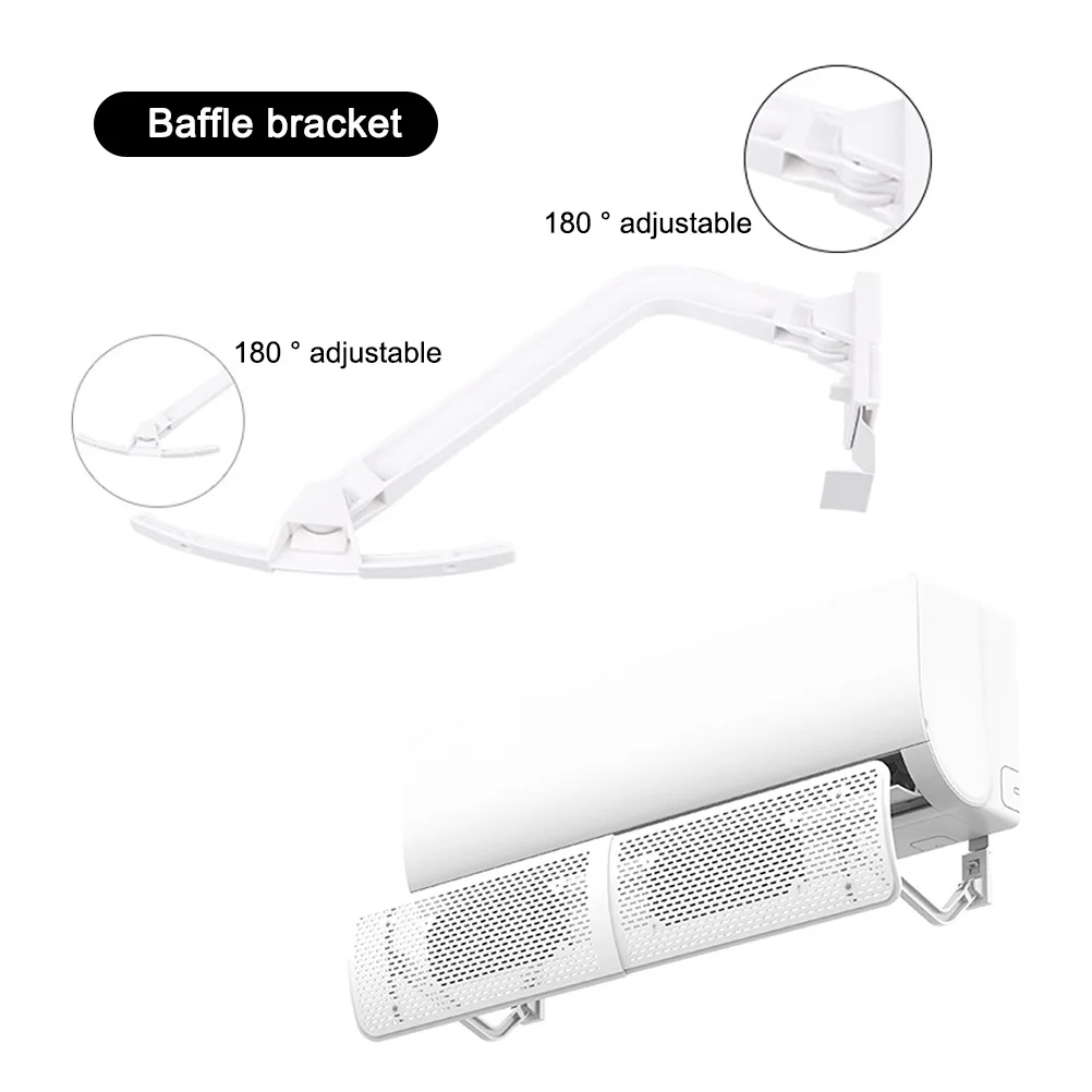 Ветрозащитный экран для кондиционирования воздуха, защита от прямого обдува, масштабируемая регулируемая ветрозащитная крышка, розетка, пылезащитная крышка для лобового стекла