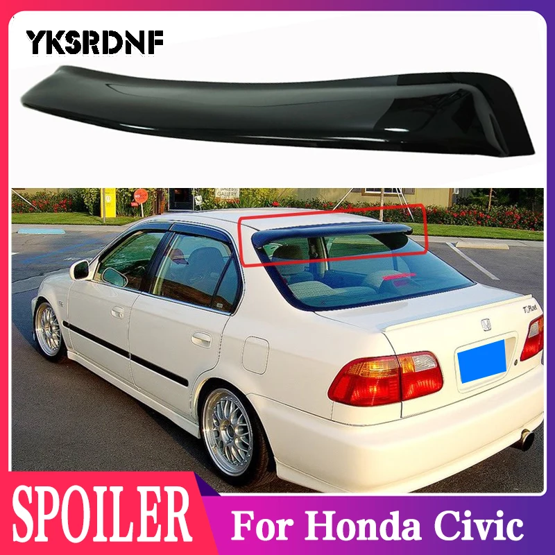 For Honda Civic 1996 1997 1998 1999 2000 EK3 EG PMMA material car roof sun visor spoiler