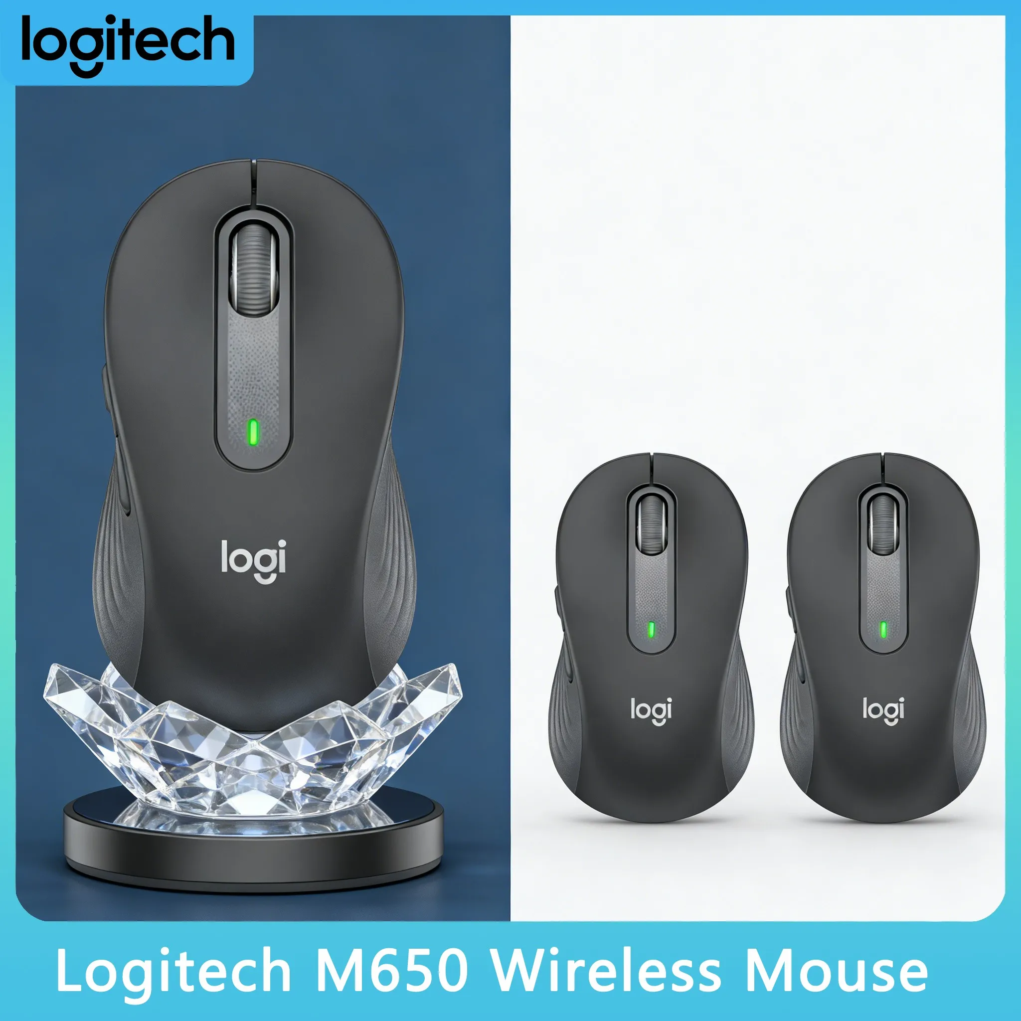 

Logitech M650 /M650L Silent Wireless Mouse Quiet Environment Ready