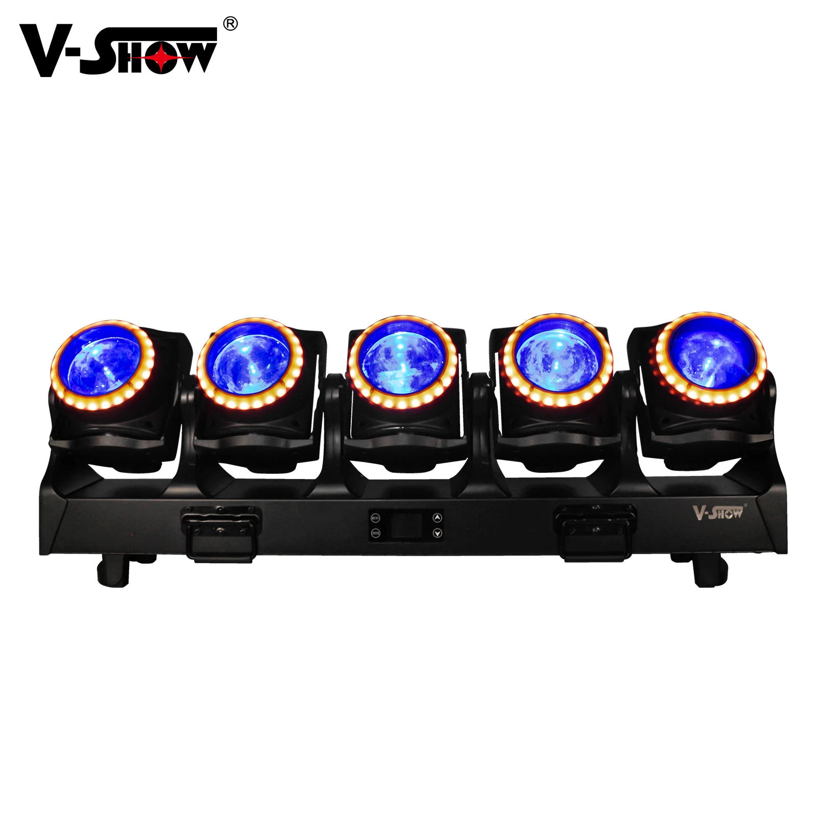 TORNADO 5pcs 120w Moving Lights RGBW 4in1 Beam Wash Strobe Rotating Effect Lighting 5*120w Zoom  For stage