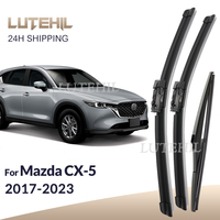 Wiper Front Rear Wiper Blades Set For Mazda CX-5 KF 2017 - 2023 2018 2019 2020 Windshield Windscreen Rear Window 24\