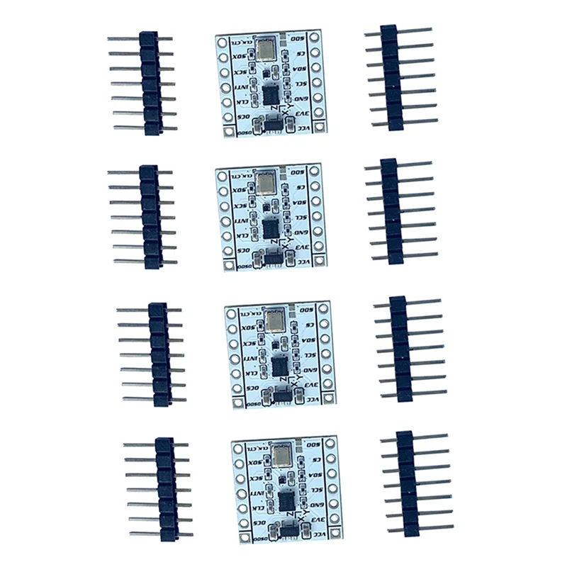 

A29F-ICM-45686 IMU + QMC6309 Набор из 4 модулей магнитометра, предназначенный для трекеров Slimevr и для трекеров Smol Slime, проектов DIY