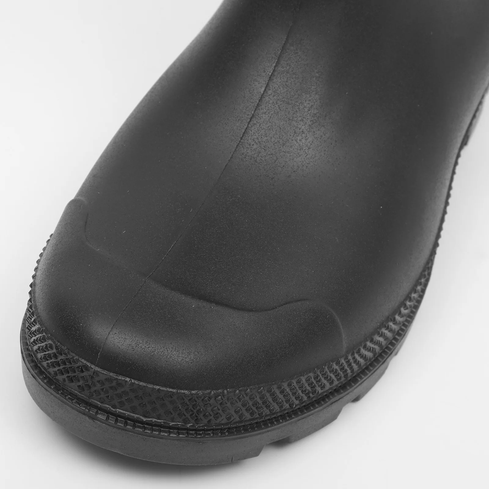 1 زوج أحذية المطر عدم الانزلاق للرجال دائم مقاوم للماء عالية الركبة السلامة عززت البناء مقاومة للتآكل #5