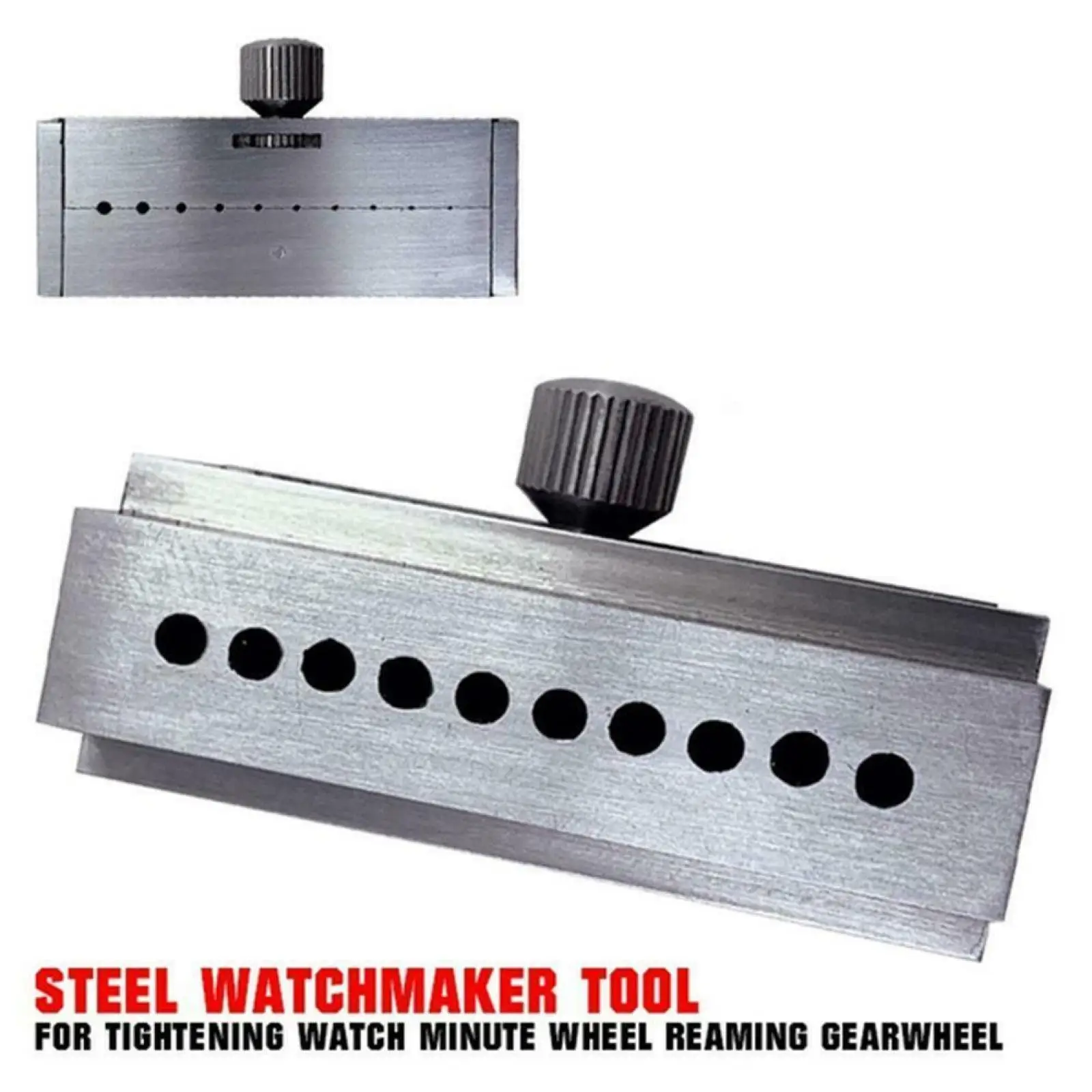 Steel Watch Minute Wheel Retractor Tool 0.4-1.5mm, Hour/Second Hand Tightening Reamer for Watchmaker Repairing