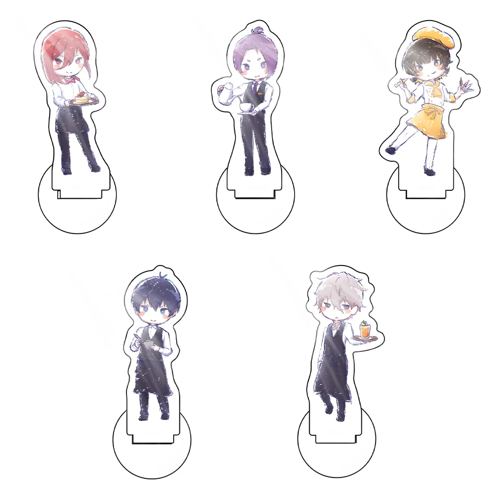 

Anime Blue Lock 10cm Stand Reo Mikage Sae Itoshi Yoichi Isagi Rensuke Kunigami Model Plate Desk Decor Gifts