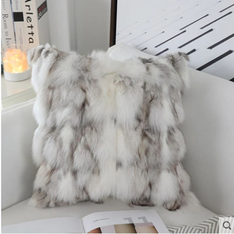 Fox Fur Pillow Cover, Cushion Cover, China Factroy Wholesale, CX-D-45/Z