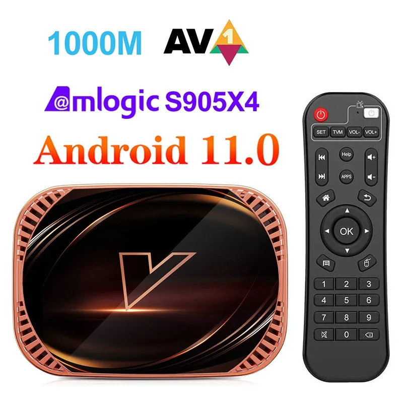 Домашнее видео X4 Android 11 ТВ-приставка Amlogic S905X4 3D BT4.0 4G 32G 64G 128G Dual Wi-Fi Медиаплеер 4K 8K Smart TV BOX Set Top Box Домашнее видео X4 Android 11 ТВ-приставка Amlogic S905X4 3D BT4.0 4G 32G 64G 128G Dual Wi-Fi Медиаплеер 4K 8K Smart TV BOX Set Top Box